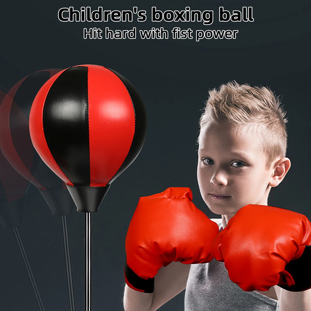 punching-balls sur pied, souvent vendus avec des gants, idéaux pour l'entraînement à domicile ou pour se défouler. – Image 5