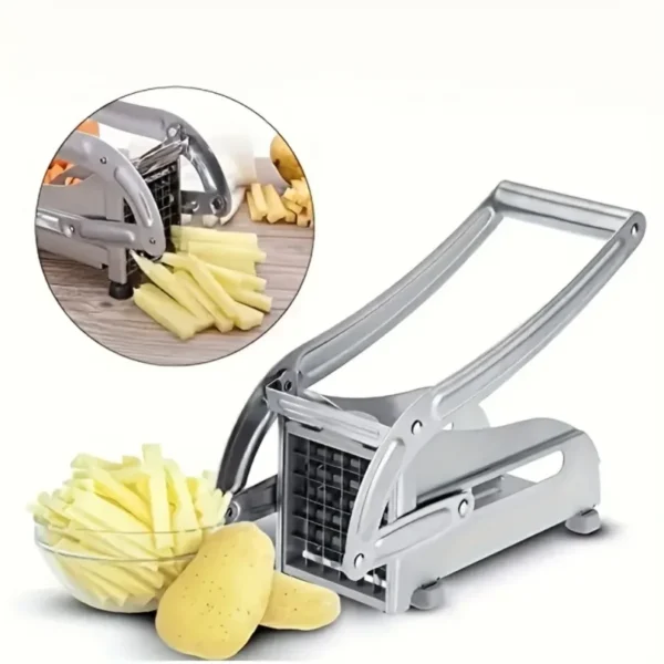 1 ensemble de coupe-fruits en acier inoxydable, coupe-légumes, coupe-frites, trancheuse à pommes de terre, hachoir à légumes, gadgets de cuisine