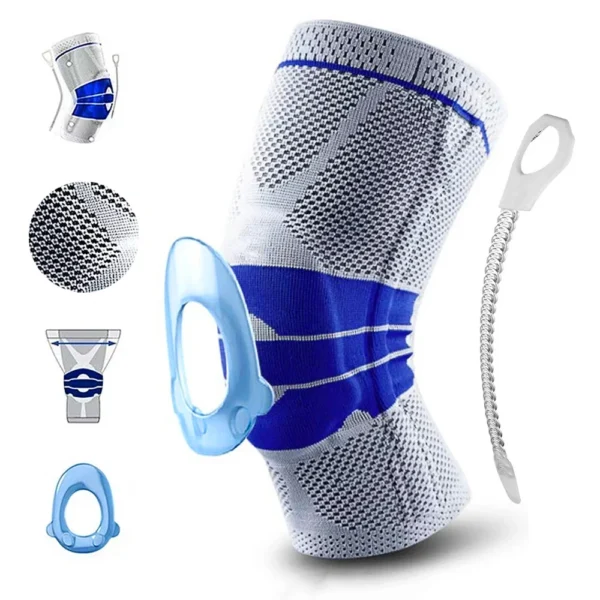 Genouillère médicale, manchon de Compression, récupération articulaire, soulagement de la douleur de l'arthrite, course à pied, entraînement, genouillère de sport