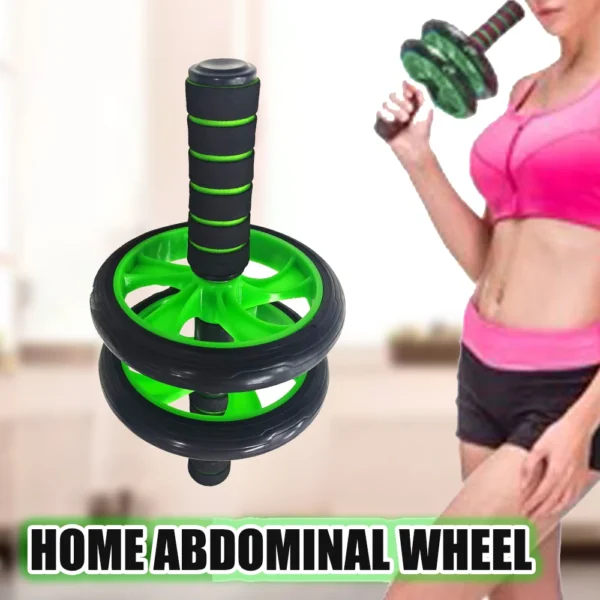 Ventes directes d'usine de roues d'exercice abdominale à double roue, équipement d'entraînement musculaire abdominale, outils de soutien abdominal