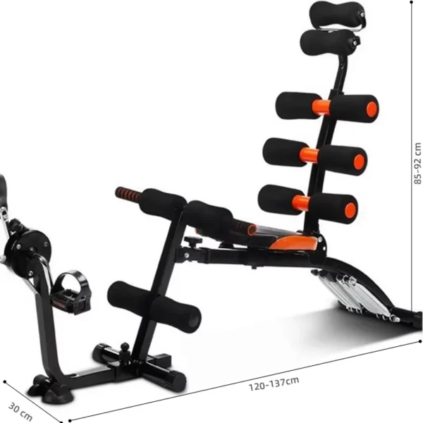 Machine d'entraînement Abdominal multifonctionnelle pour Fitness, musculation avec pédale, banc Abdominal, Six paquets de 6